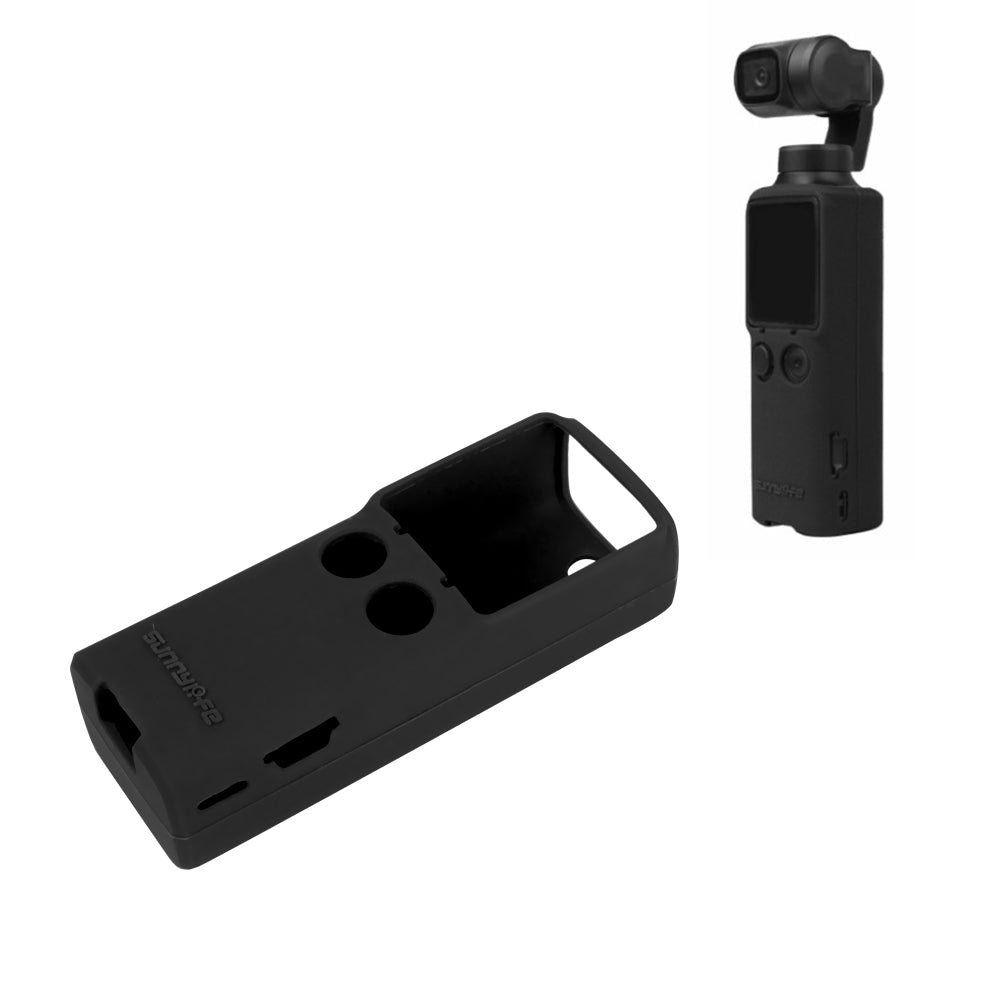 Protective Cover Case Soft Silicone Lens Cap Protector Dustproof Waterproof for FIMI PALM Handheld Gimbal Camera - Black