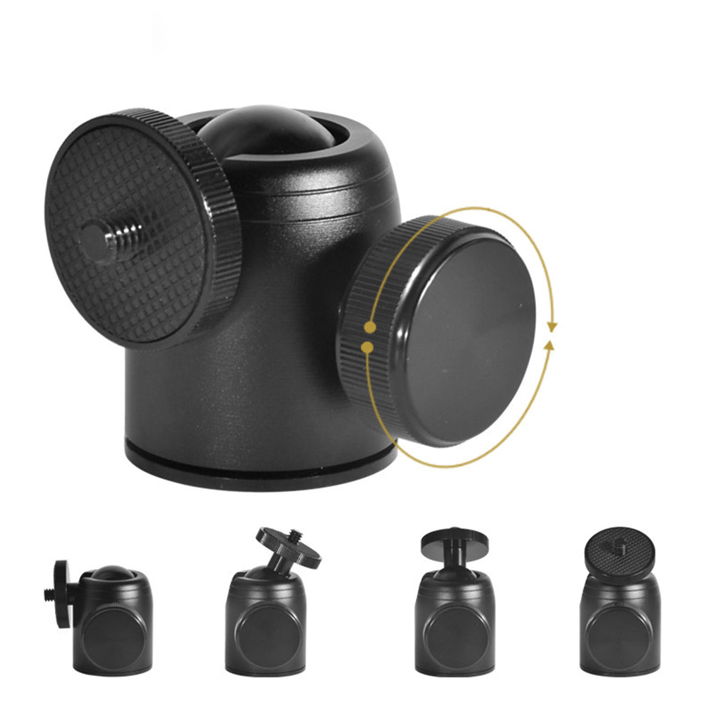 Uniqkart K26 Spherical Head 360-degree Rotation Camera Mount Mini Ball Head for DSLR Camera