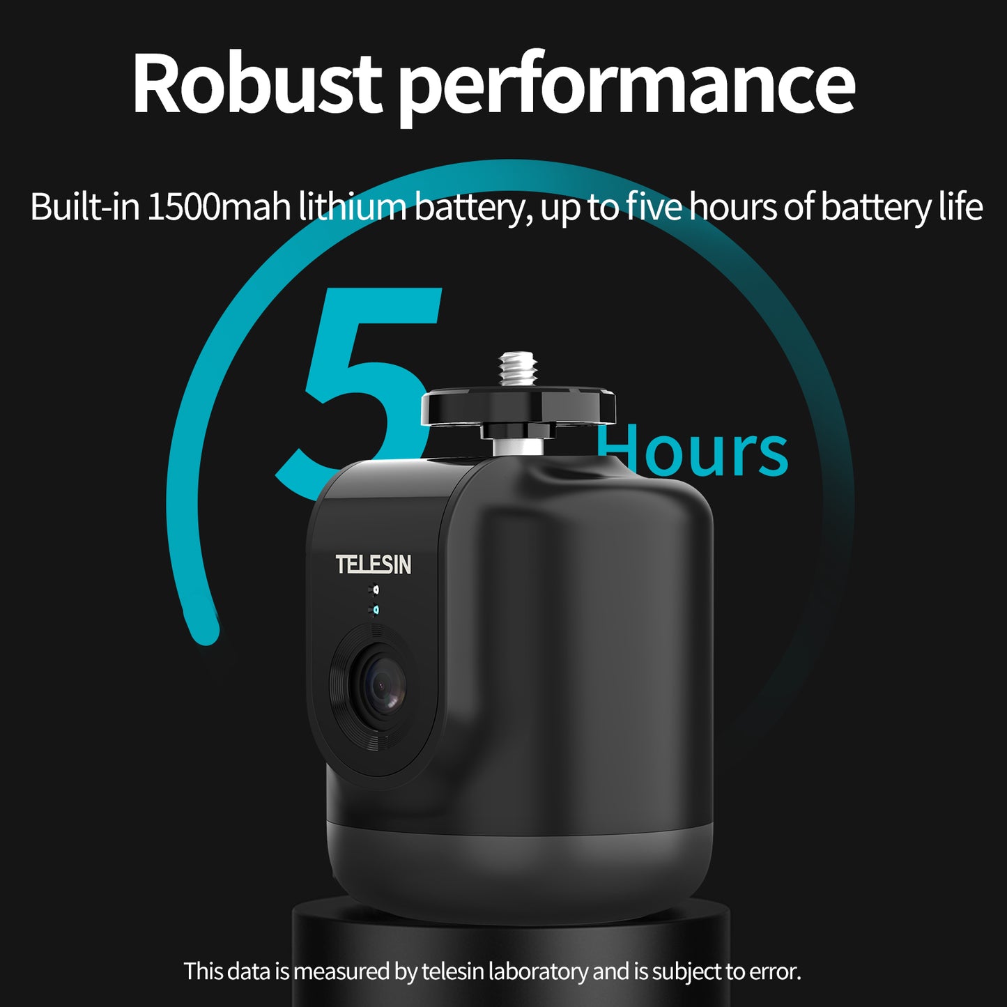 Uniqkart TE-GPYT-001 360 Degree Smart Tracking Pan Tilt Sports Camera Phone Holder Base AI Face Recognition Mount