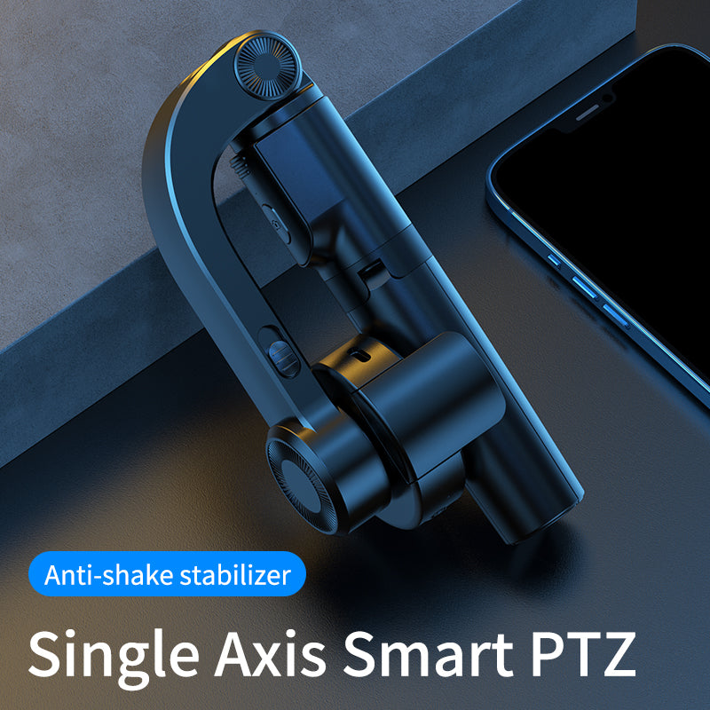 S1 Folding Telescopic Single Axis Gimbal Phone Stabilizer Bluetooth Remote Extendable Handheld Selfie Stick Tripod