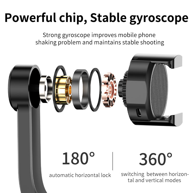 S1 Folding Telescopic Single Axis Gimbal Phone Stabilizer Bluetooth Remote Extendable Handheld Selfie Stick Tripod