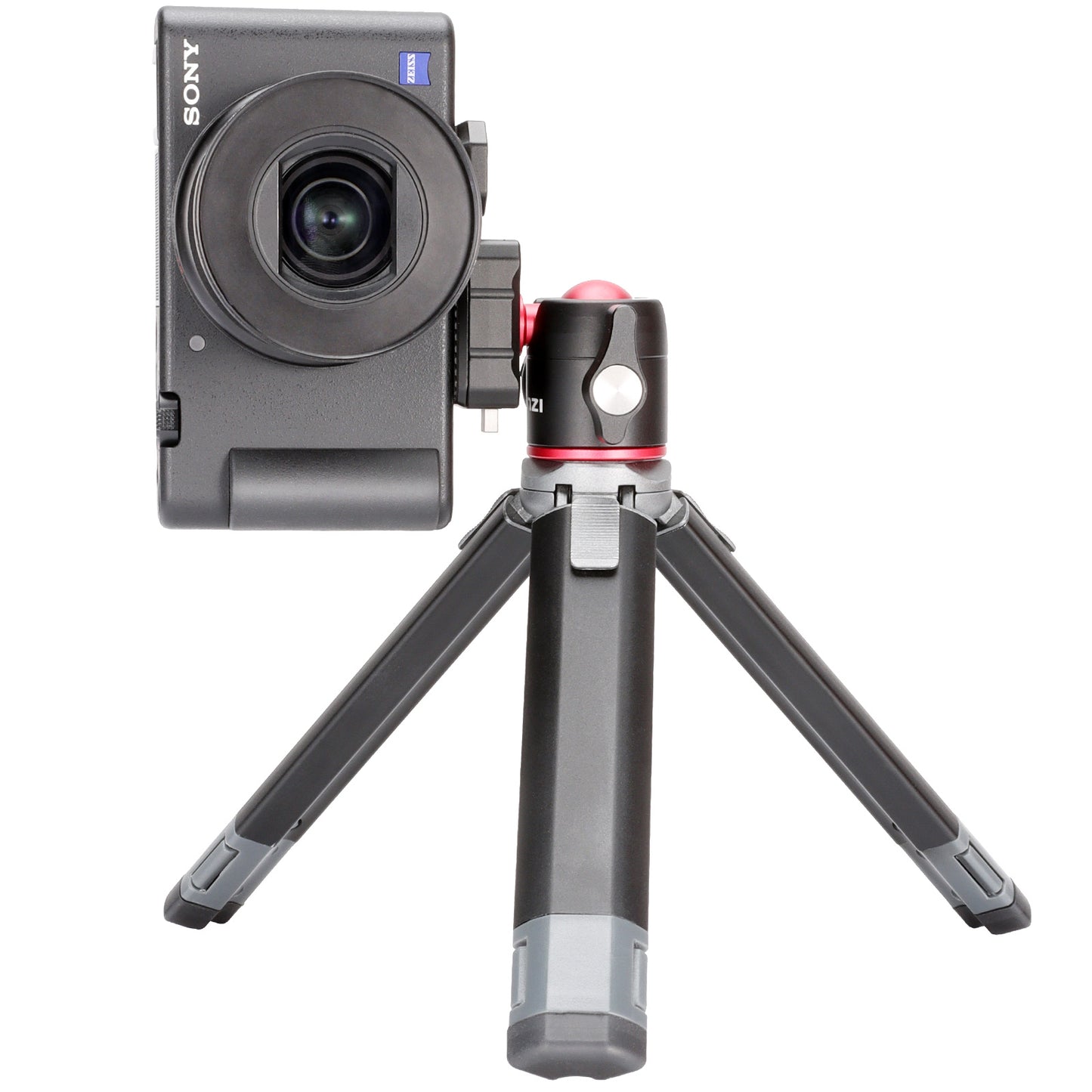 Uniqkart R077 Mini Ball Head Mount Adapter 2KG Payload with Quick Release Plate Cold Shoe Mount 1/4 Interface for Tripod Camera