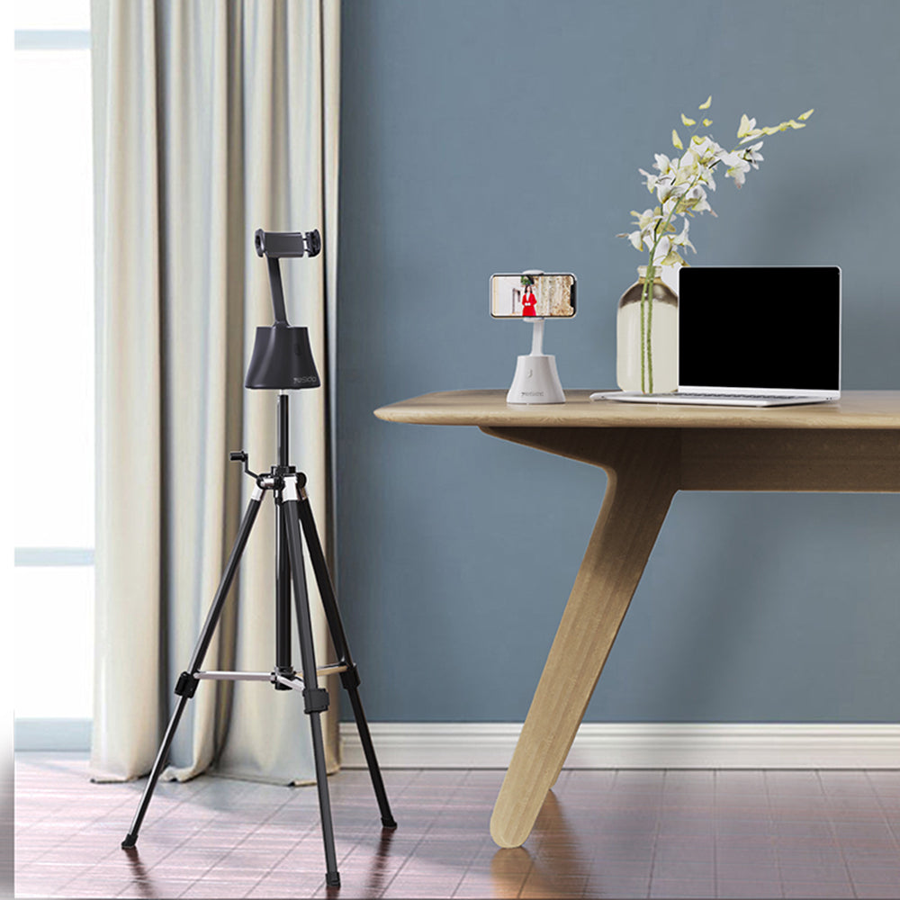 YESIDO SF10 360 Degrees Rotation Smart AI Follow Gimbal Face Tracking Phone Holder Stand for Live Broadcast Video Recording