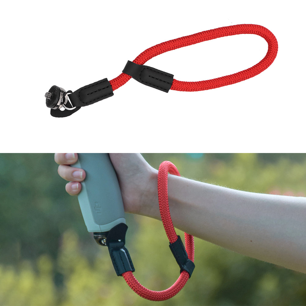 HSP6501 Handheld PTZ Safety Lanyard Handy Strap for DJI OM 4 - Red