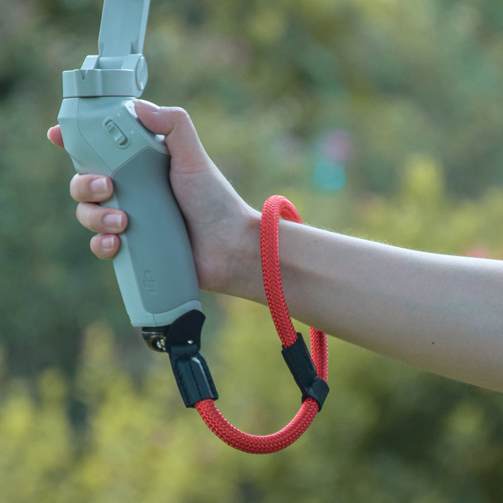 HSP6501 Handheld PTZ Safety Lanyard Handy Strap for DJI OM 4 - Red