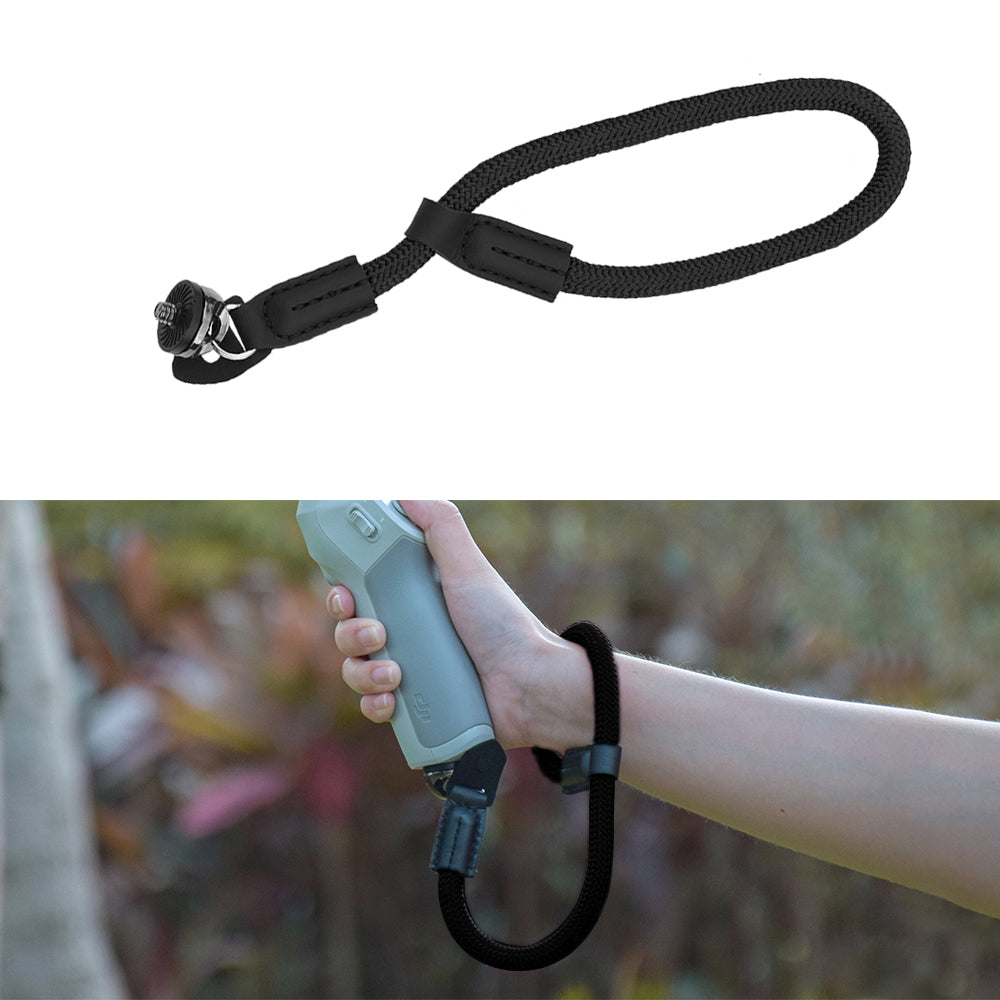 HSP6501 Handheld PTZ Safety Lanyard Handy Strap for DJI OM 4 - Black