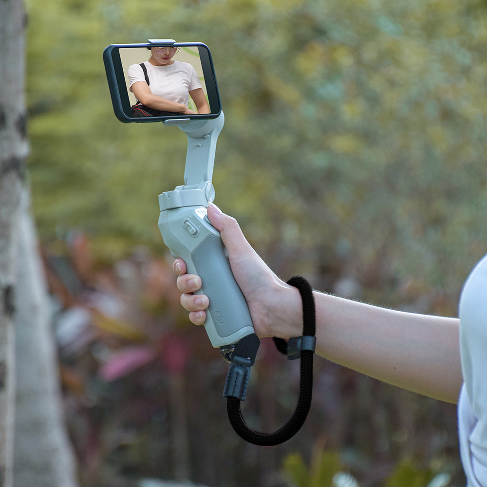 HSP6501 Handheld PTZ Safety Lanyard Handy Strap for DJI OM 4 - Black