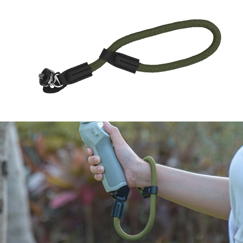 HSP6501 Handheld PTZ Safety Lanyard Handy Strap for DJI OM 4 - Army Green