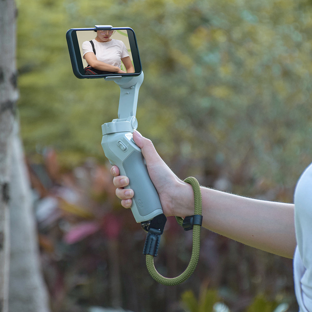 HSP6501 Handheld PTZ Safety Lanyard Handy Strap for DJI OM 4 - Army Green