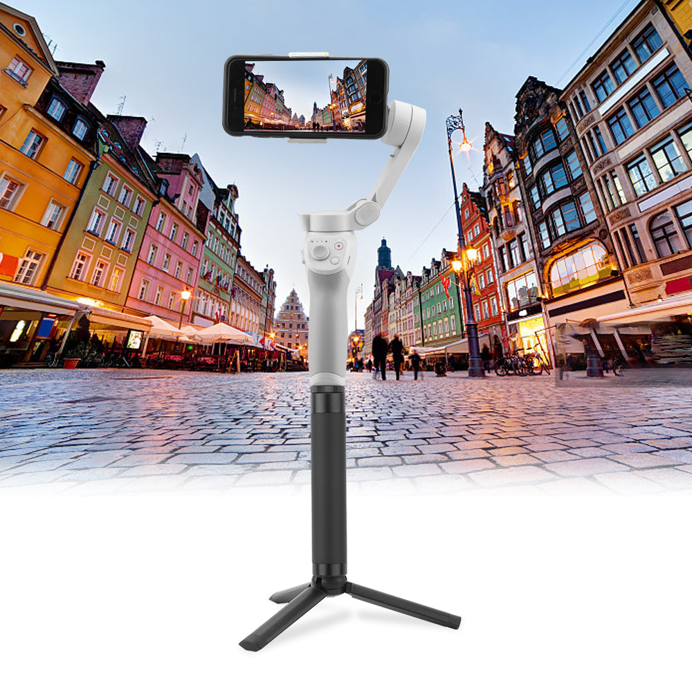 HSP6962+HSP6205 Universal Extension Pole Tripod with 1/4-inch Threaded Holes for DJI OM 4/Osmo Mobile 3/Osmo Mobile 2