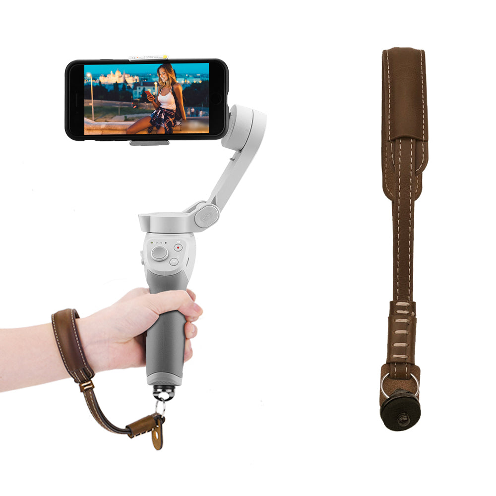 max2672 max2673 EWB7404 Belt Lanyard Wrist Strap Remote Controller Shoulder Strap Neck Tape Accessories for DJI OM 4/Osmo Mobile 3 /Osmo Mobile 2 - Coffee