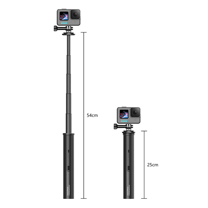 Uniqkart Telescopic Selfie Stick Monopod with Charging Function for Sports Camera