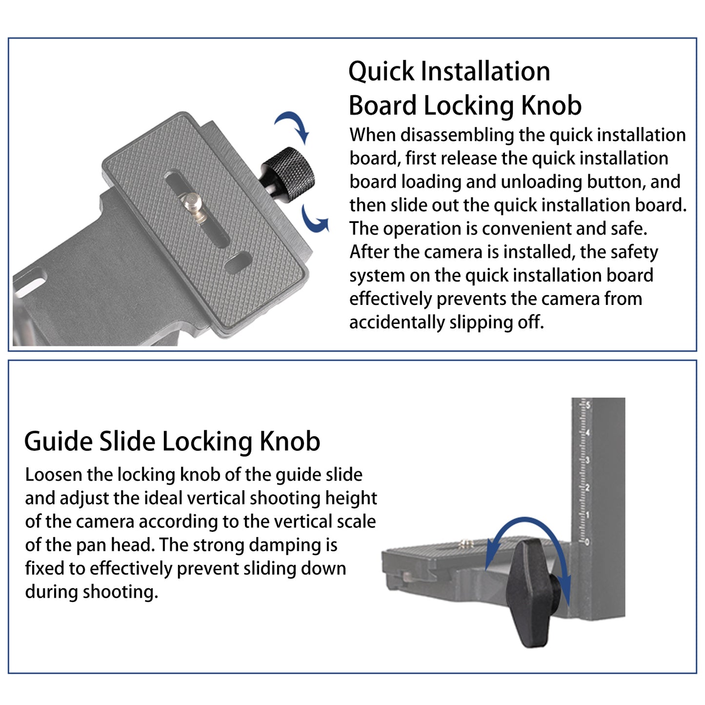 Q35 360 Degree Panoramic Gimbal Tripod Connector for DSLR Camera Telephoto Lens