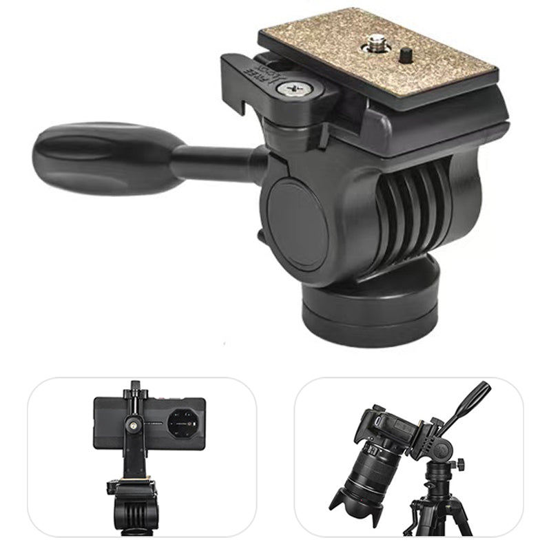 Uniqkart VCT-850 1 / 4 Screw Interface Camera Camcorder Hydraulic Gimbal Adapter