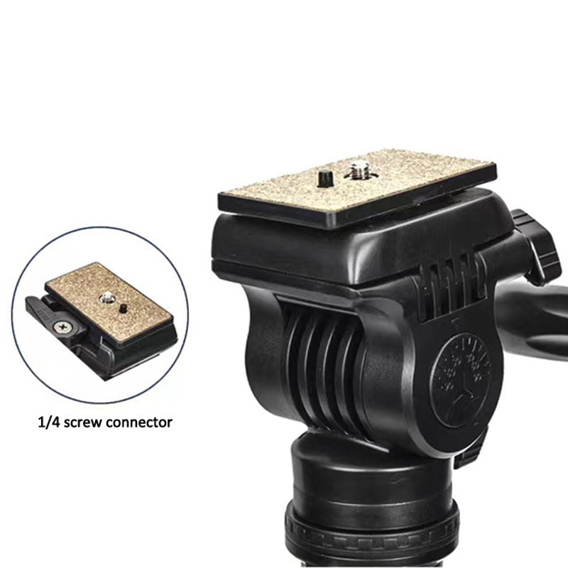 Uniqkart VCT-850 1 / 4 Screw Interface Camera Camcorder Hydraulic Gimbal Adapter