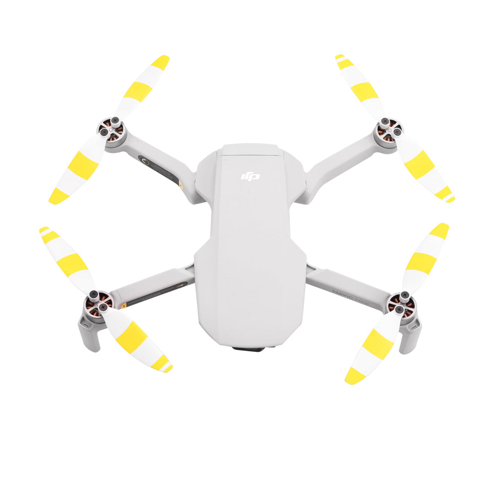 8PCS/Set Colorful RC Drone Blade Propellers for DJI Mavic Mini 4726F - White / Yellow
