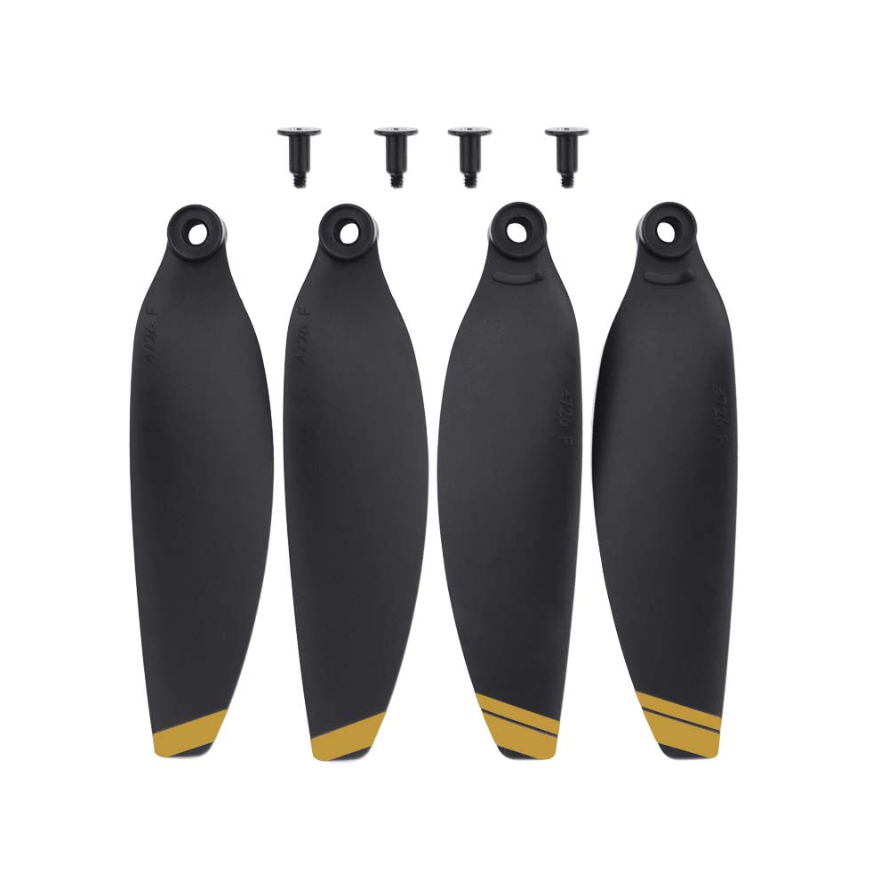 4PCS/Set Colorful RC Drone Blade Propellers for DJI Mavic Mini 4726F - Black / Gold