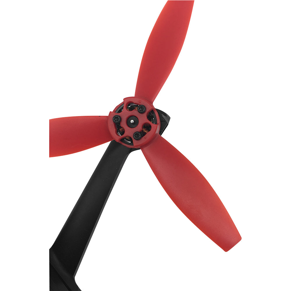 4PCS/Set Plastic Propellers Props Rotor for Parrot Bebop 2 Drone Quadcopter - Black / Red
