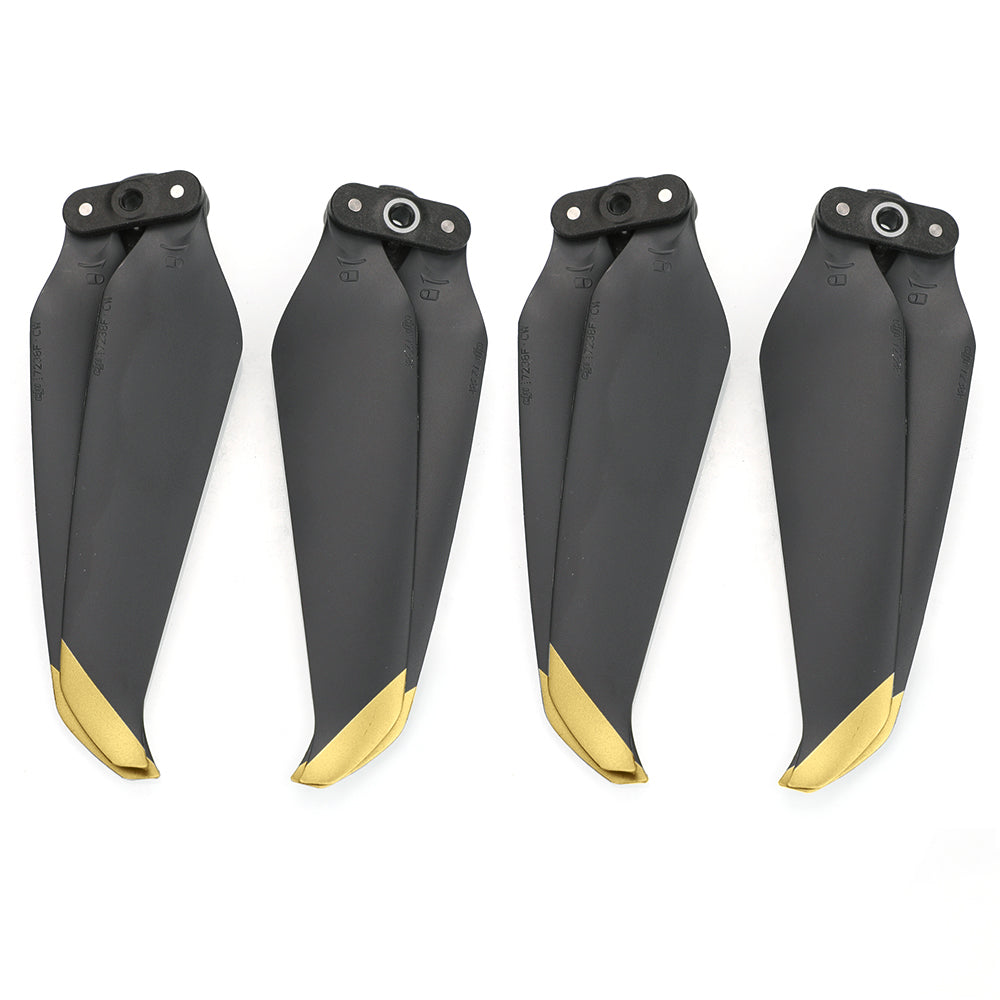 2 Pairs 7238F Low Noise Propellers Folding Blades for DJI Mavic Air 2 - Gold