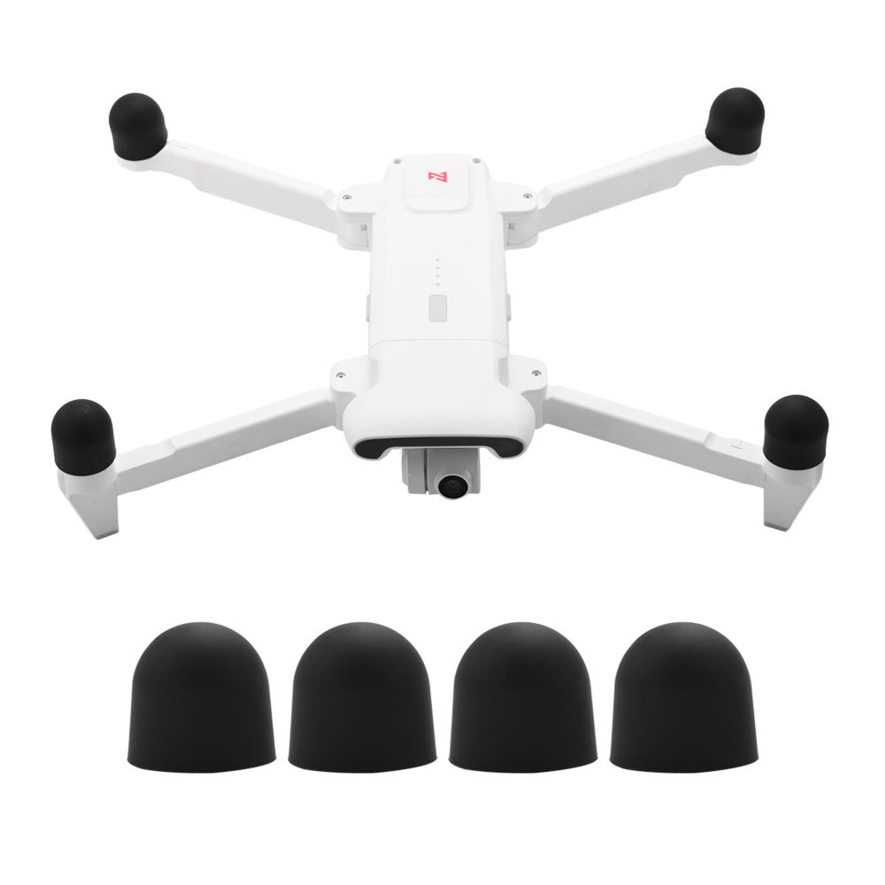 Dustproof Silicone Motor Cover Cap for FIMI X8 SE Drone - Black