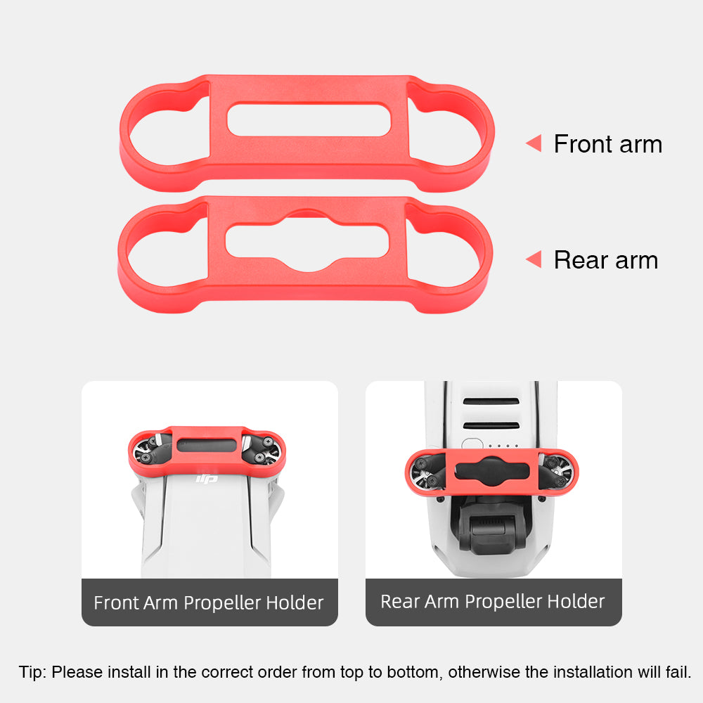 2PCS/Lot Propeller Holder Protector Stabilizer for DJI Mavic Mini Drone - Red