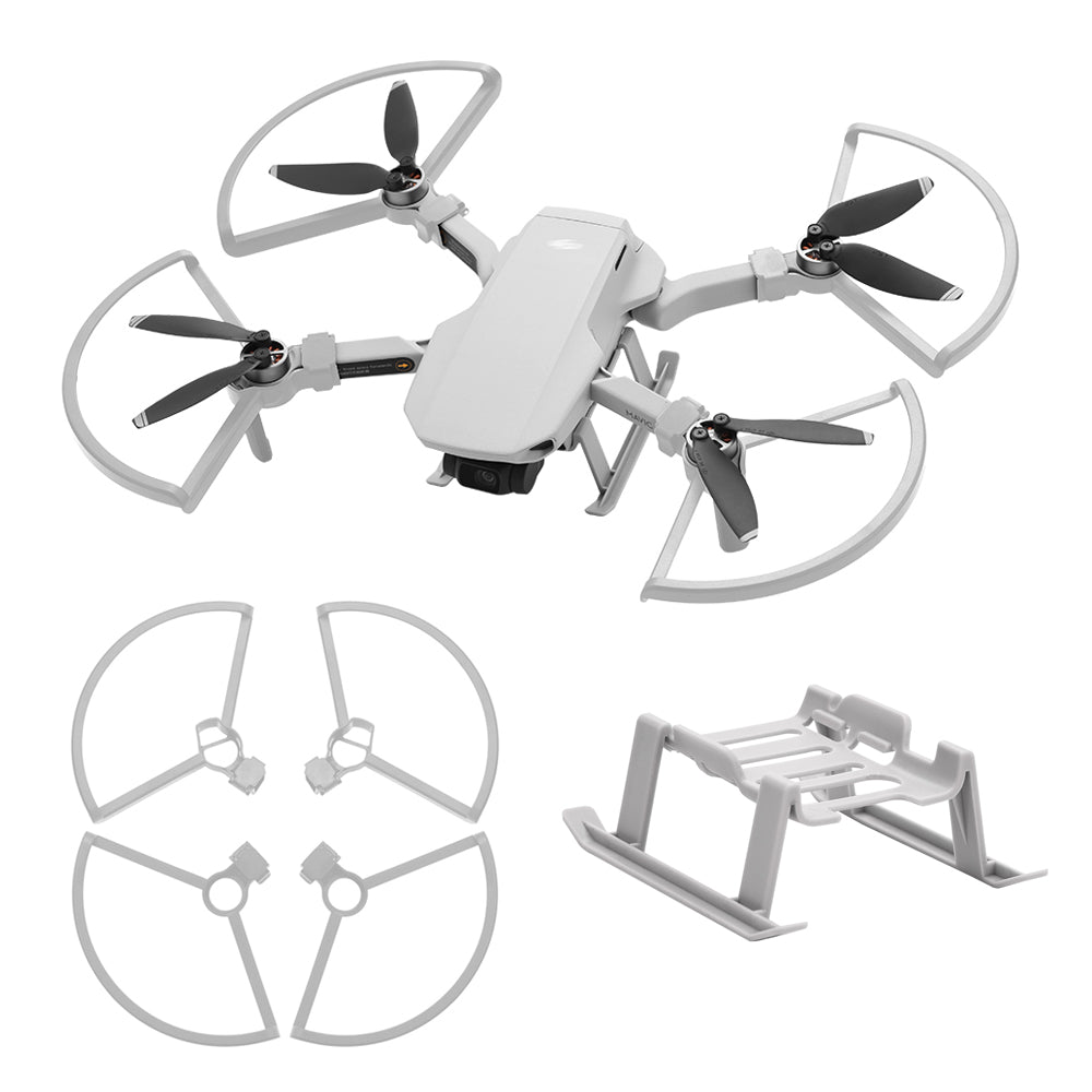 Blade Protector Ring Protective Cover + Landing Gear Extension for DJI Mavic Mini Drone - Grey