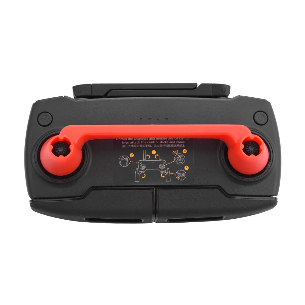 Lens Protective Cap + Remote Control Rocker Protector for DJI Mavic Mini Drone - Red