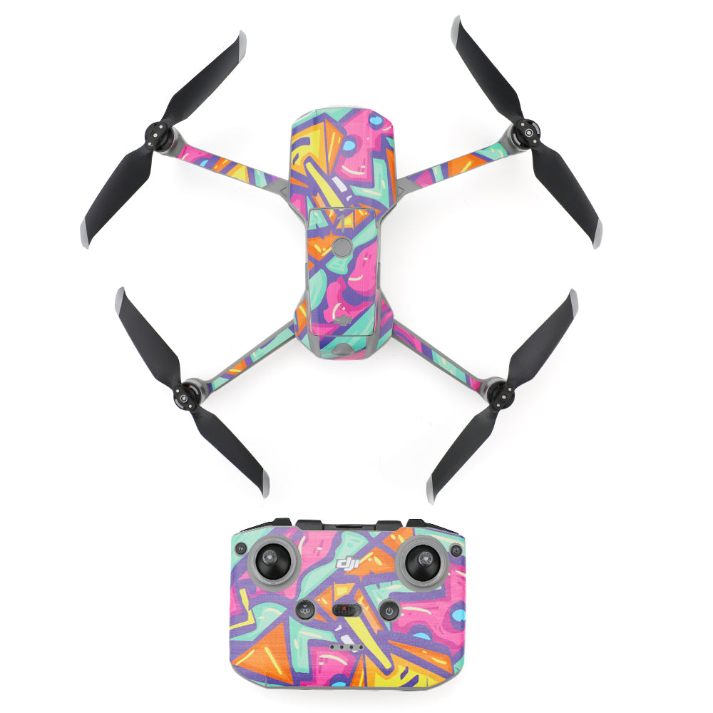 RCSTQ Graffiti Style Sticker Set Protective Film for DJI Mavic Air 2 - DC01
