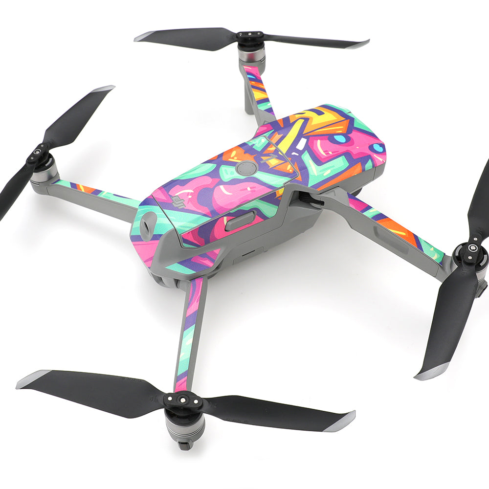 RCSTQ Graffiti Style Sticker Set Protective Film for DJI Mavic Air 2 - DC01