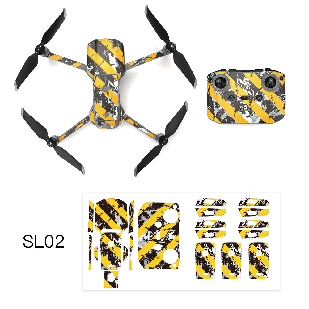RCSTQ Graffiti Style Sticker Set Protective Film for DJI Mavic Air 2 - SL02