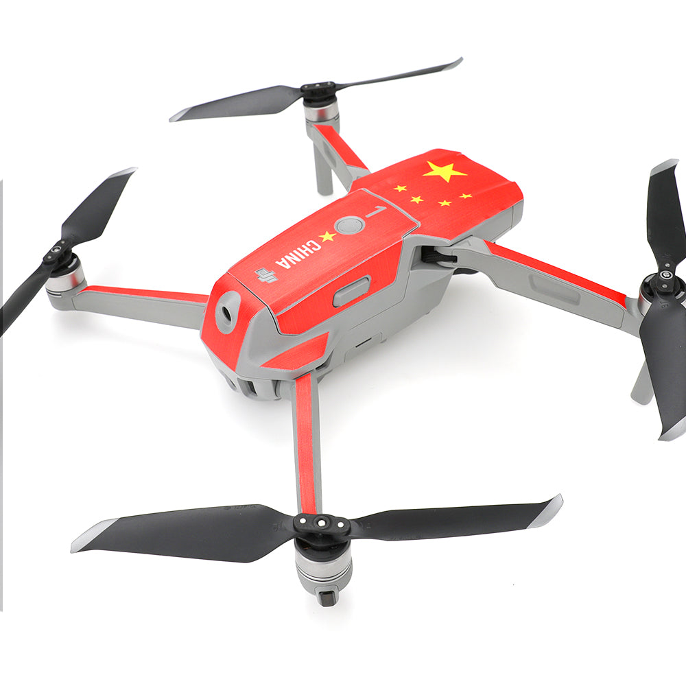 RCSTQ Graffiti Style Sticker Set Protective Film for DJI Mavic Air 2 - Red