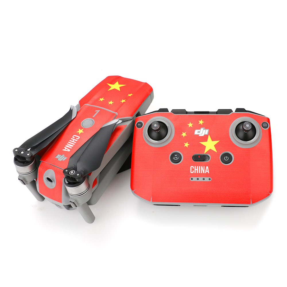 RCSTQ Graffiti Style Sticker Set Protective Film for DJI Mavic Air 2 - Red