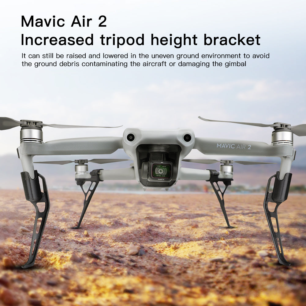 RCSTQ Heighten Landing Leg Tripod Protection for DJI Mavic Air 2 Drone Protector