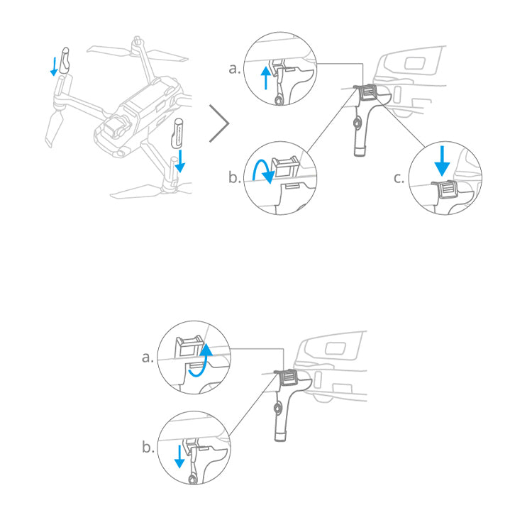 PGYTECH P-16A-036 Landing Gear Support 35mm Extended Leg for DJI Mavic Air 2