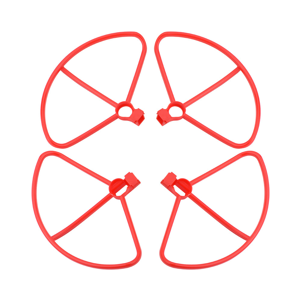 2 Pairs RC Quadcopter CW CCW Propeller Blade Protection Ring for Xiaomi X8SE Drone - Red