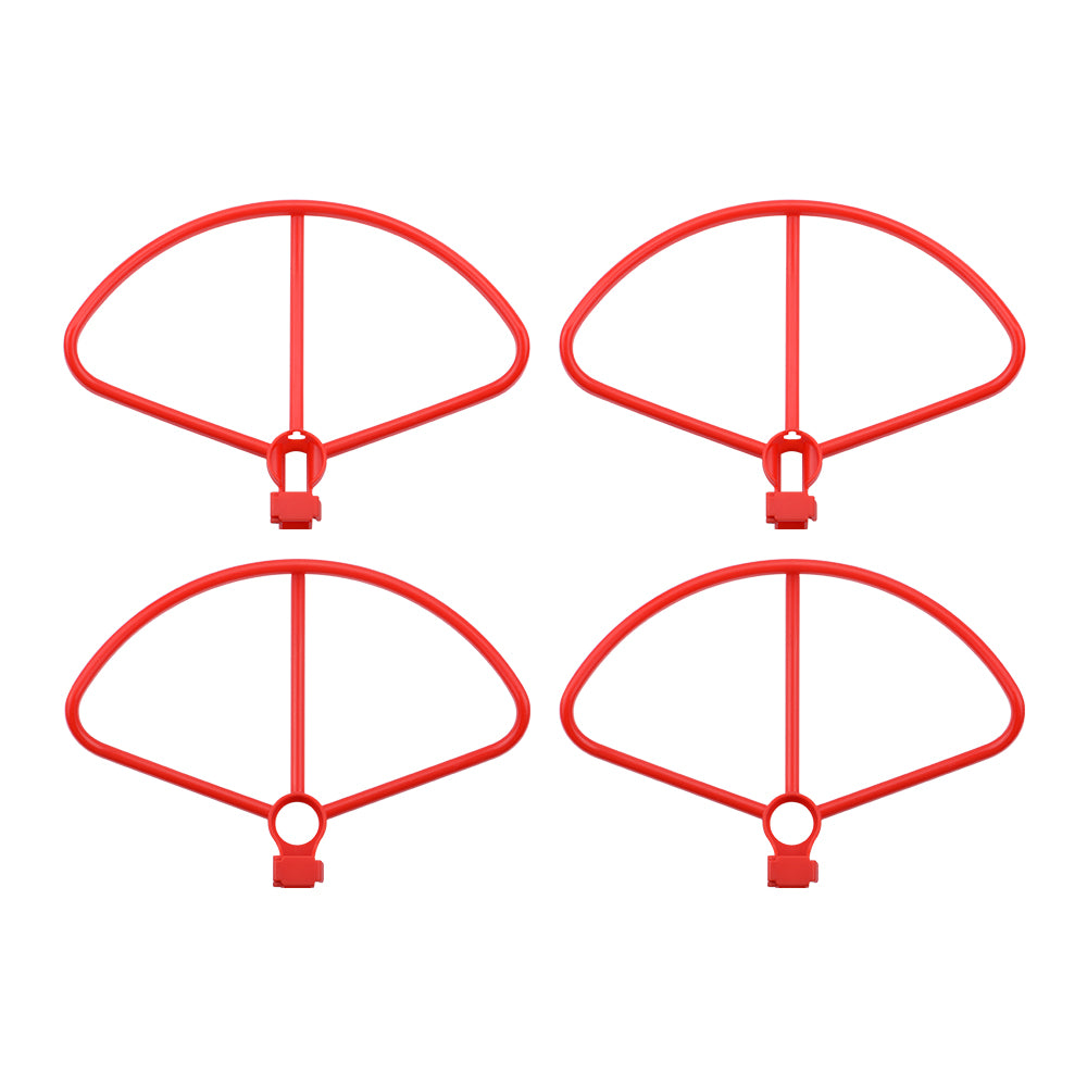 2 Pairs RC Quadcopter CW CCW Propeller Blade Protection Ring for Xiaomi X8SE Drone - Red