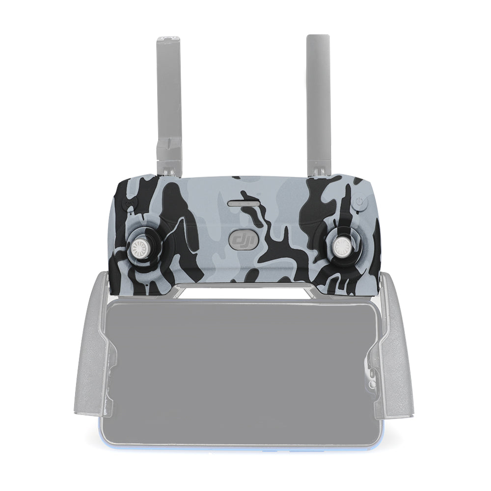 RCSTQ Camouflage Style Soft Silicone Remote Controller Protective Case for DJI Mavic Mini Drone - Grey