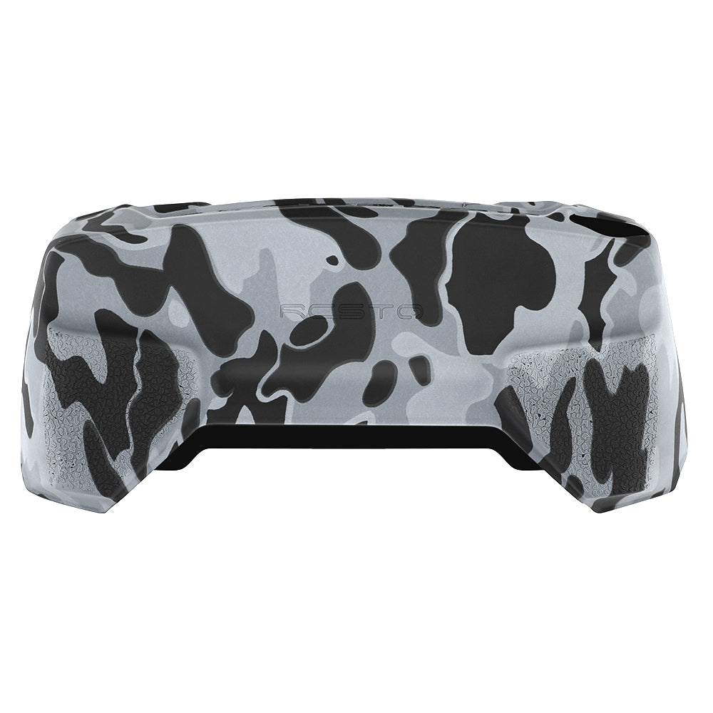 RCSTQ Camouflage Style Soft Silicone Remote Controller Protective Case for DJI Mavic Mini Drone - Grey