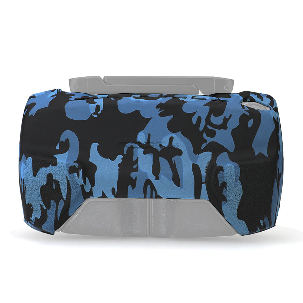 RCSTQ Camouflage Style Soft Silicone Remote Controller Protective Case for DJI Mavic Mini Drone - Blue