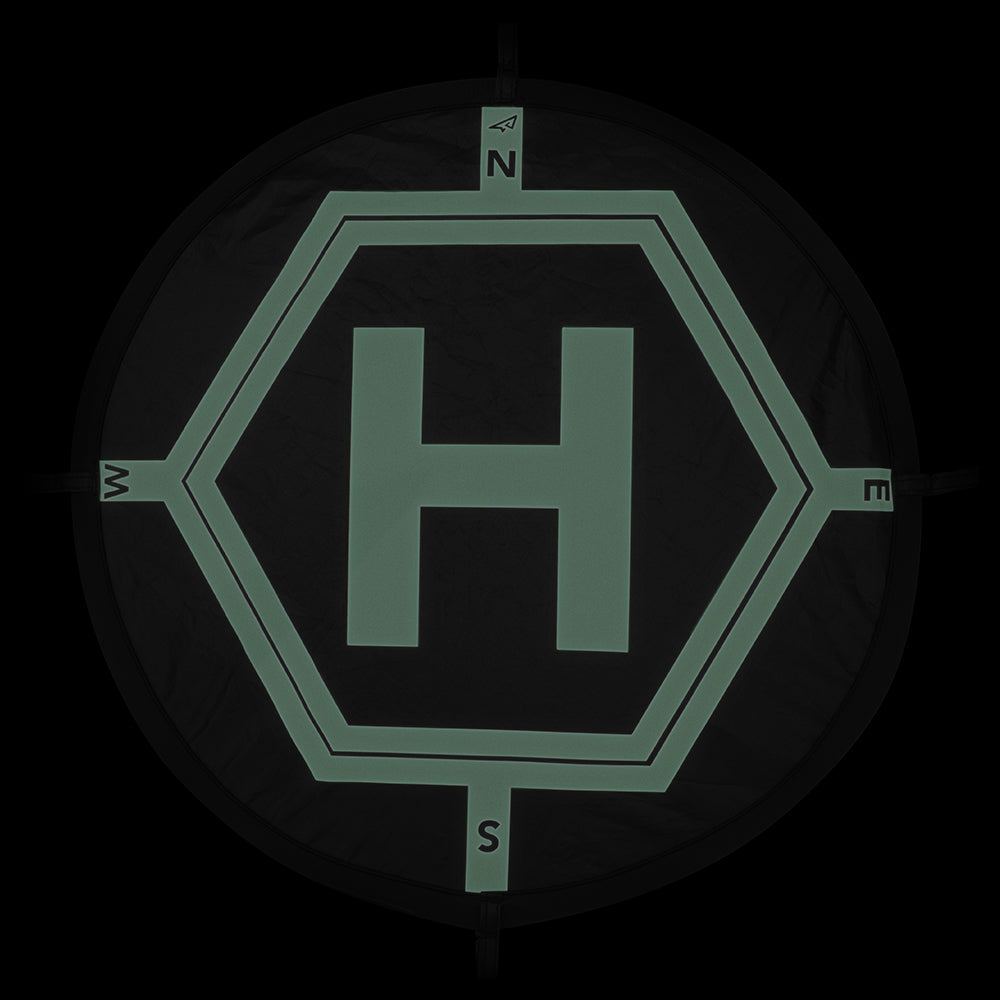 RCSTQ 55cm Luminous Parking Apron Foldable Landing Pad for DJI Mavic Mini/Air 2