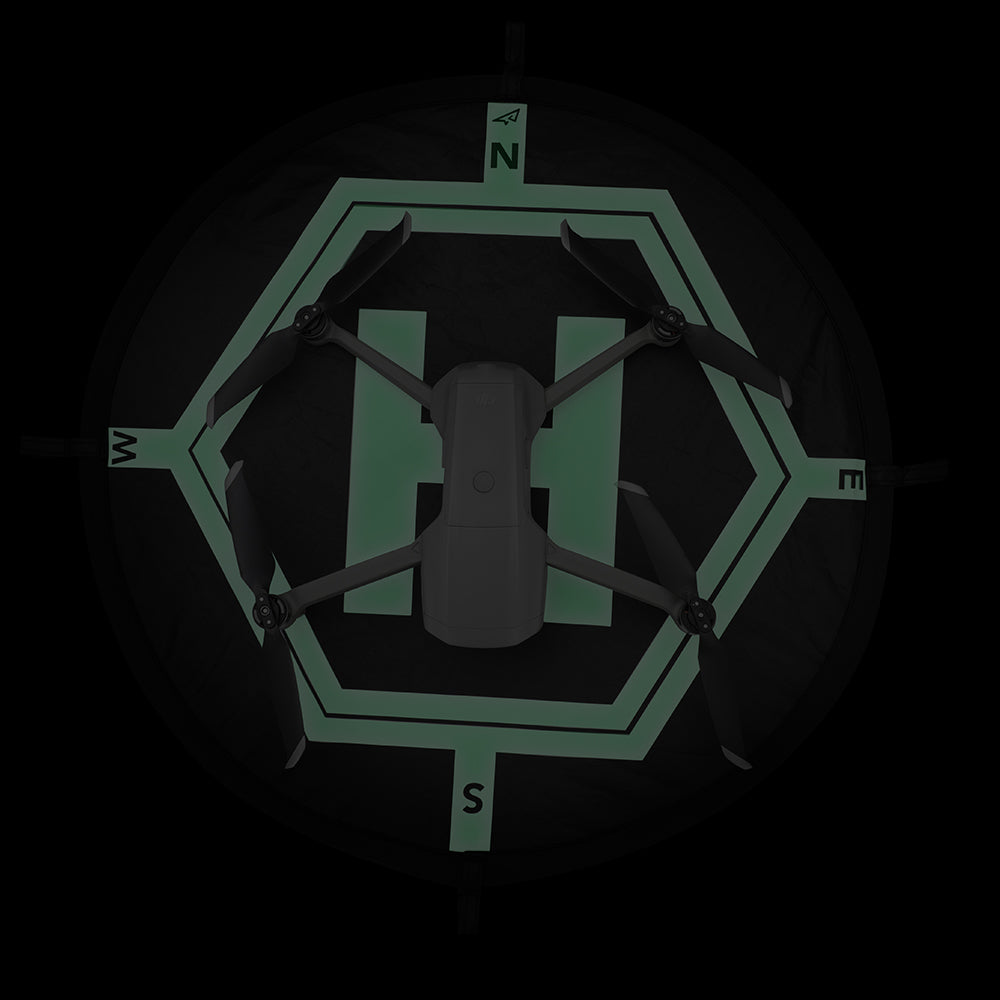 RCSTQ 55cm Luminous Parking Apron Foldable Landing Pad for DJI Mavic Mini/Air 2