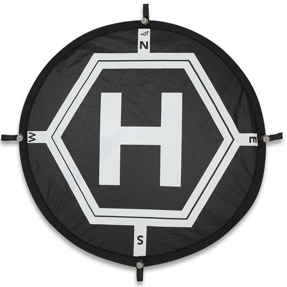 RCSTQ 55cm Luminous Parking Apron Foldable Landing Pad + 4 Night Lights for DJI Mavic Mini/Air 2