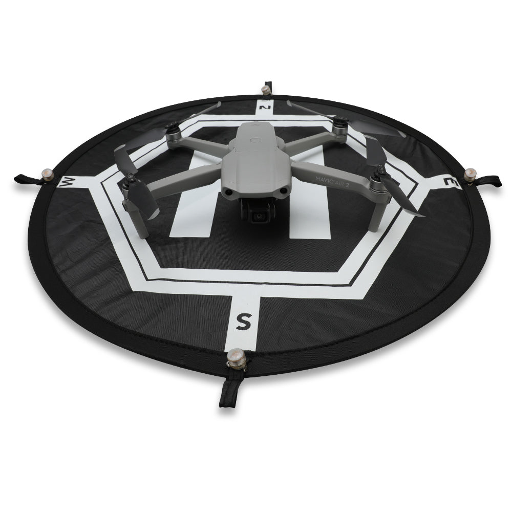 RCSTQ 55cm Luminous Parking Apron Foldable Landing Pad + 4 Night Lights for DJI Mavic Mini/Air 2