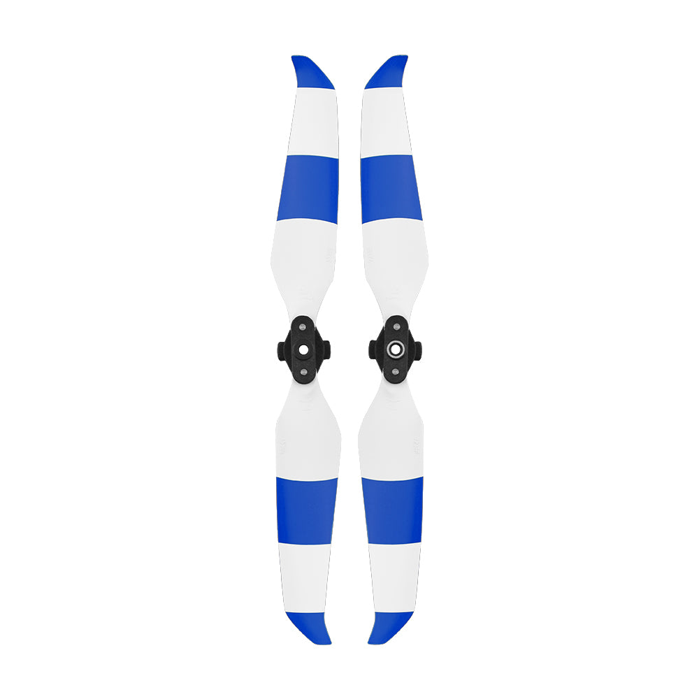 1 Pair Propellers Quick Release Blade Props Low Noise Colored Propellers for DJI Mavic Air 2 - Blue/White