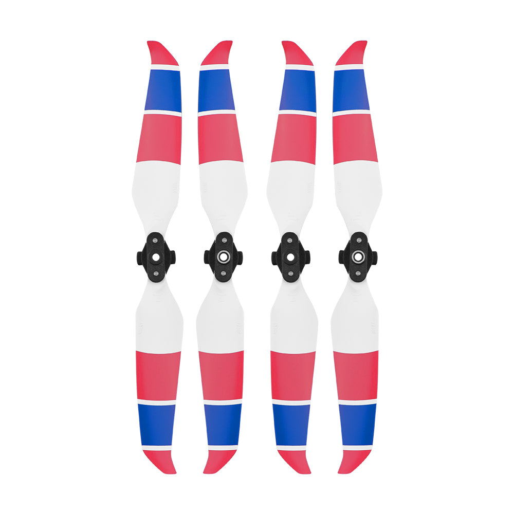 2 Pairs Blade Props Quick Release Propellers for DJI Mavic Air 2 - Red/Blue/White
