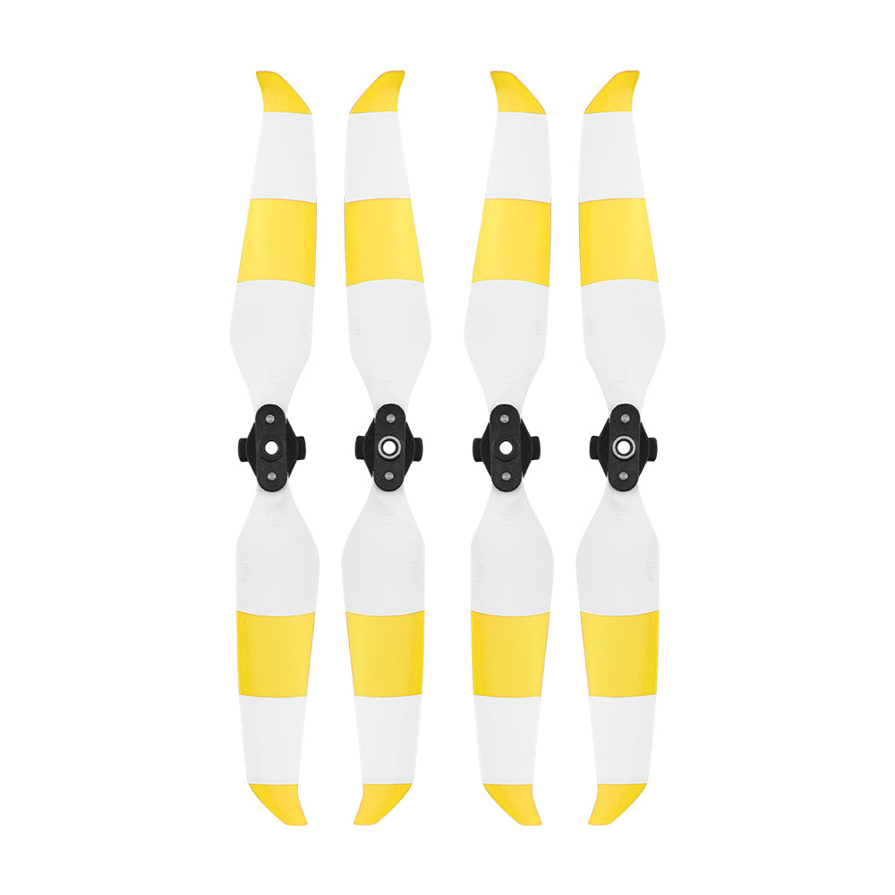 2 Pairs Blade Props Quick Release Propellers for DJI Mavic Air 2 - Yellow/White