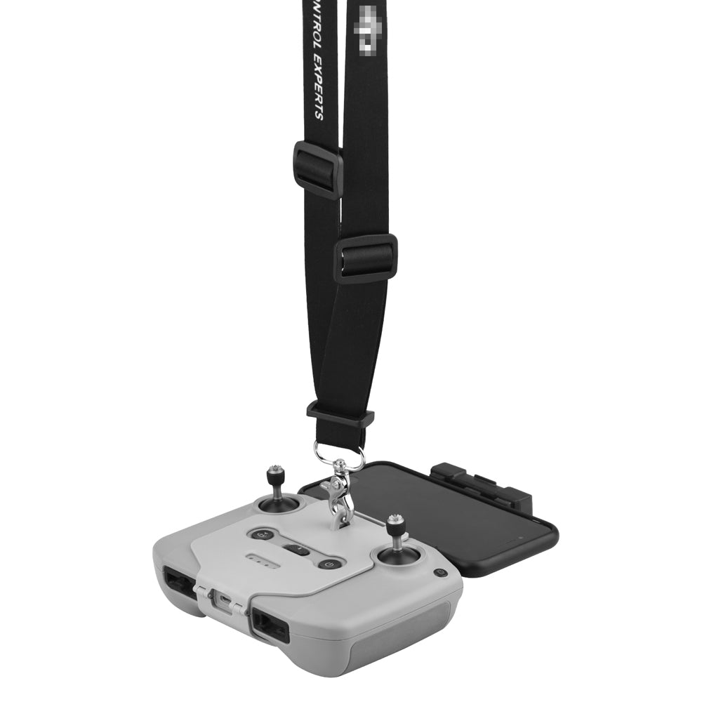 Remote Control Hook Holder with Strap Adjustable Lanyard for DJI Mavic Air 2 - Black