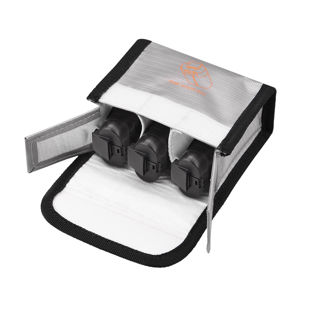 Lithium Battery Explosion-Proof Safety Storage Bag for DJI Mavic Mini Drone, Size: 8.5 x 11.3 x 4.7cm