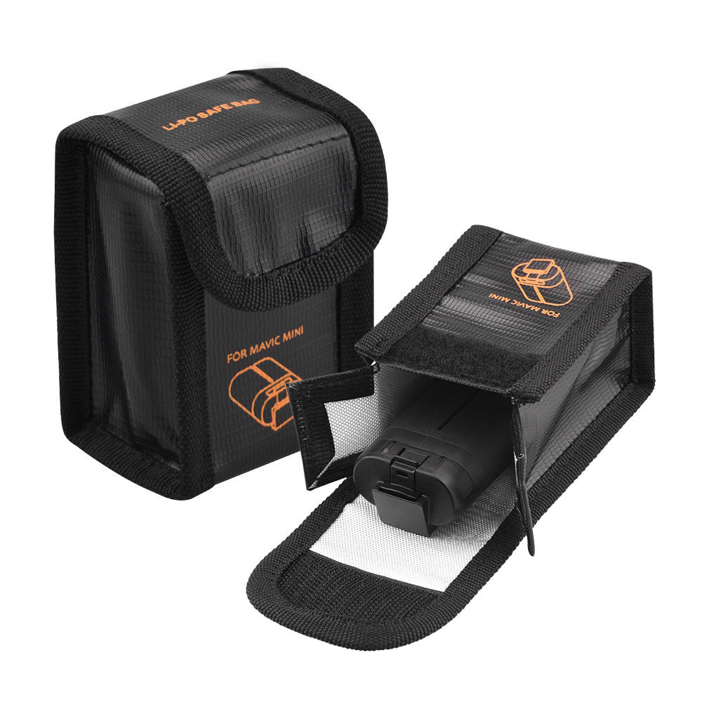 Lithium Battery Explosion-proof Safety Protection Bag for DJI Mavic Mini Drone, Size: 9 x 6.5 x 5cm