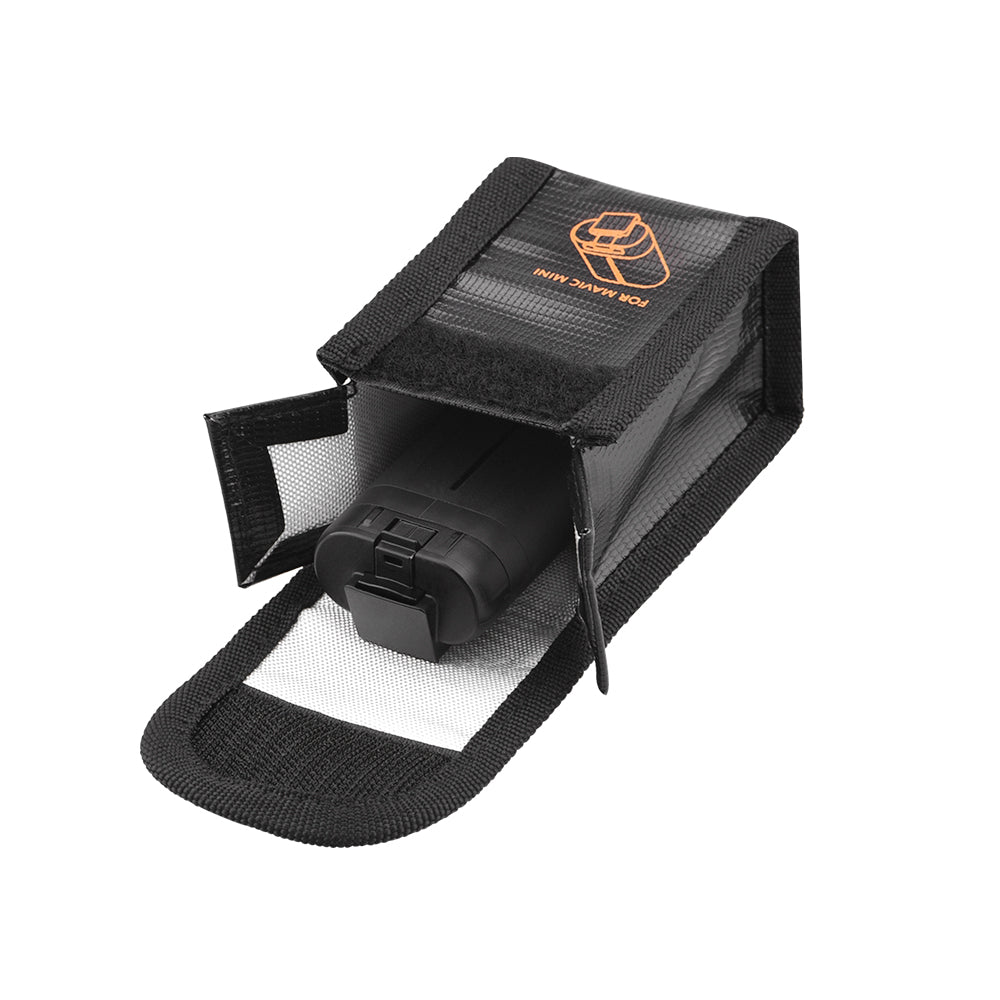 Lithium Battery Explosion-proof Safety Protection Bag for DJI Mavic Mini Drone, Size: 9 x 6.5 x 5cm